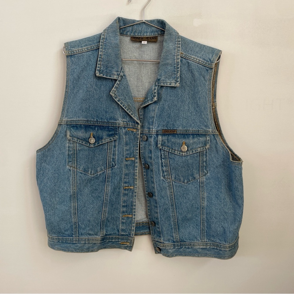 Vintage Jones Jeans 1X Denim Vest